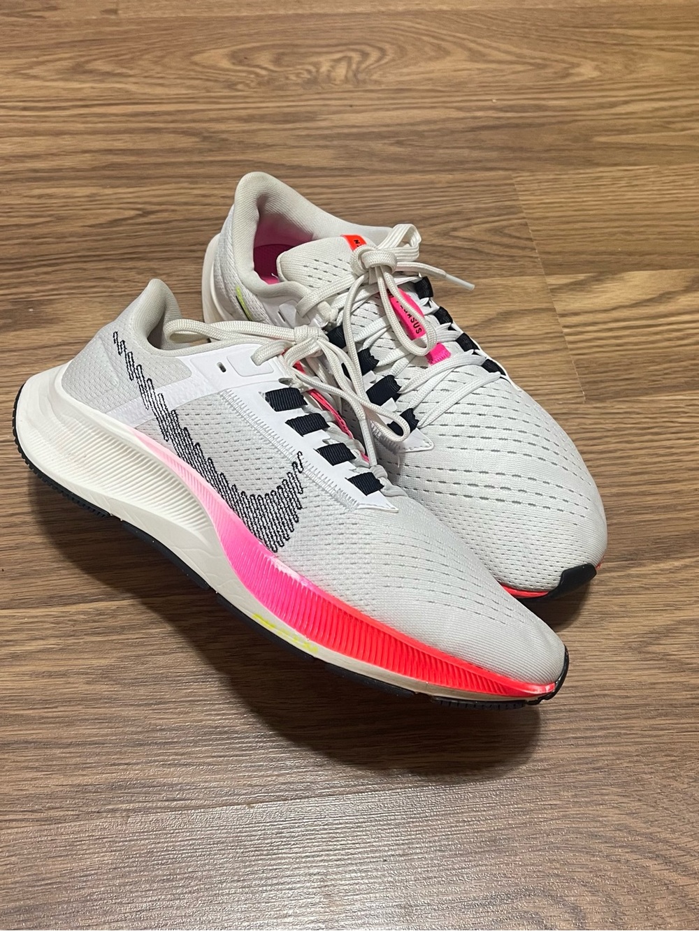 Nike Womens Air Zoom Pegasus 38 DJ5401-100 White Running Shoes Sneakers Size 8